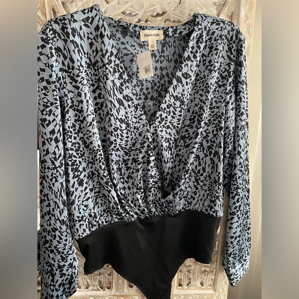 Open edit large bodysuit